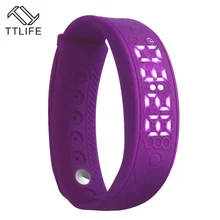 TTLIFE бренд фитнес SmartBand Smart Браслет умный Браслет 3D Шагомер трекер сна монитор сердечного ритма Смарт