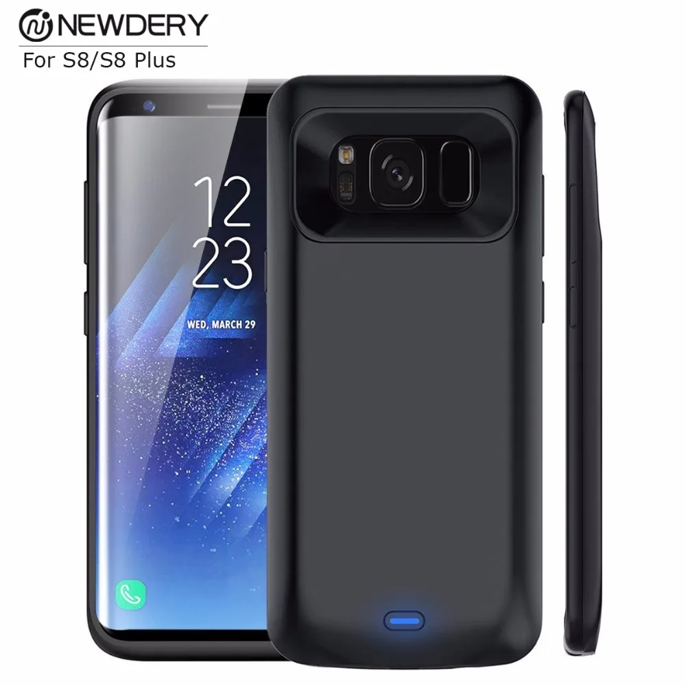 Новые продукты, 5500 мАч, чехол для смартфона samsung S8 plus S8+ 5000 мАч, чехол для зарядного устройства, разноцветный для samsung galaxy S8