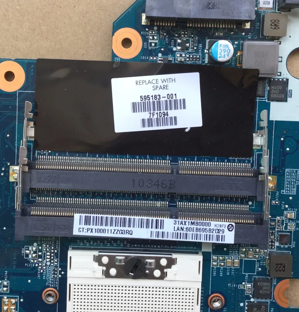 595183-001 شحن مجاني ل HP اللوحة CQ42 G42 G62 CQ62 اللوحة المحمول DAOAX1MB6F0 DA0AX1MB6H0 100% اختبار بالكامل