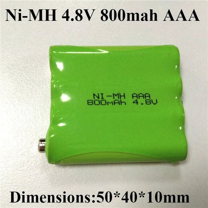 2ps 4 8v 800mah ni mh aaa battery pack rechargeable battery for bp40