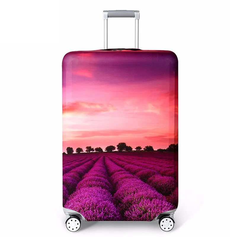 Elastic Thicken Luggage Cover Luggage Protective Covers Suitable for 18-32 inch Suitcase dust cover Travel accessories - Цвет: C    Luggage cover