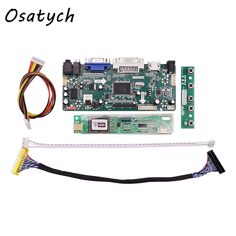 

M.NT68676.2A HDMI DVI VGA Audio LCD Controller Board for LP154WX4 TLC1 1280x800 LP154WX5 CCFL LVDS raspberry pi