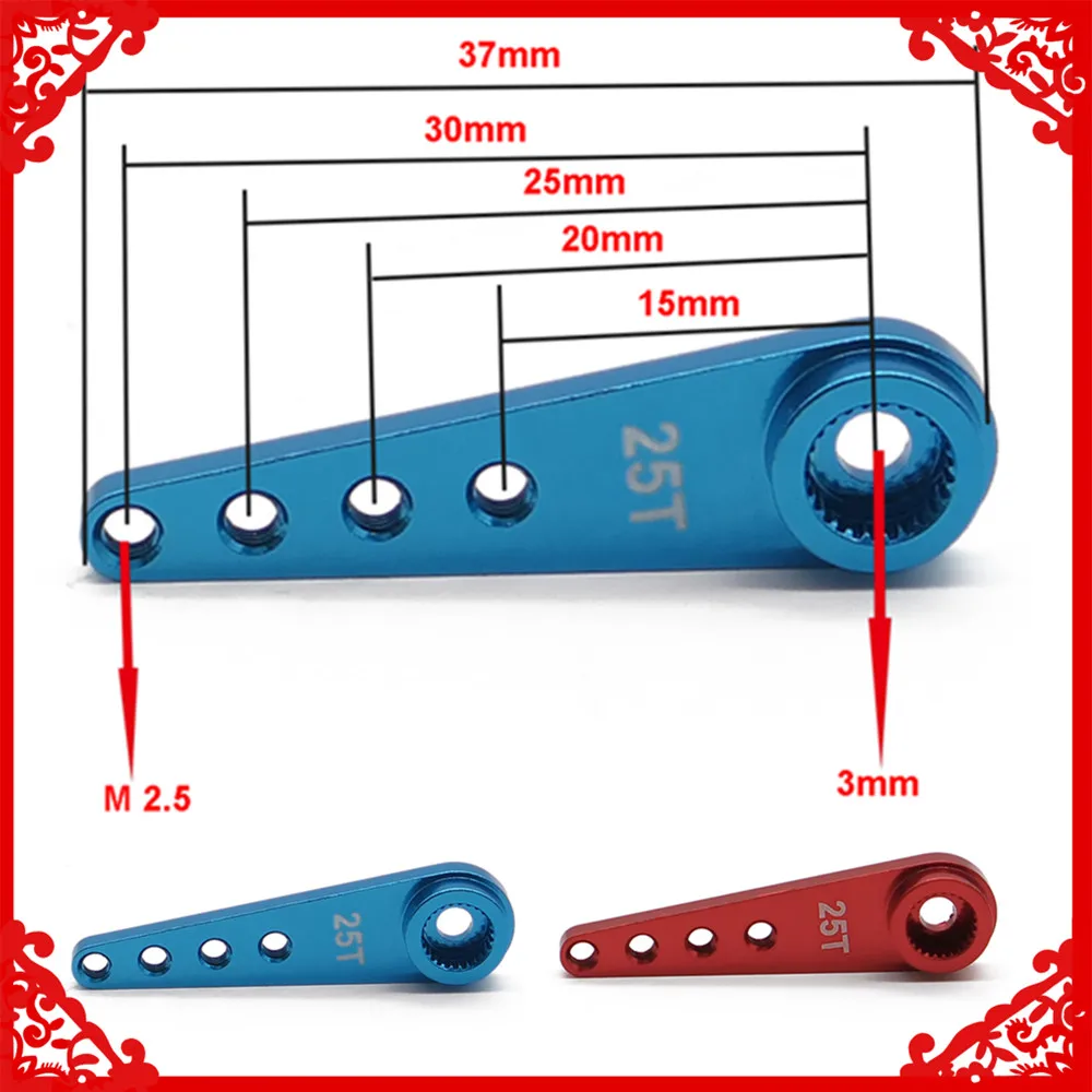 

Alloy WPL1627 Upgrade DIY Parts 25T Metal Steering serve Arm for Henglong WPL RC1:16 C14 C24 B14 B24 B16 B36 Truck&crawler