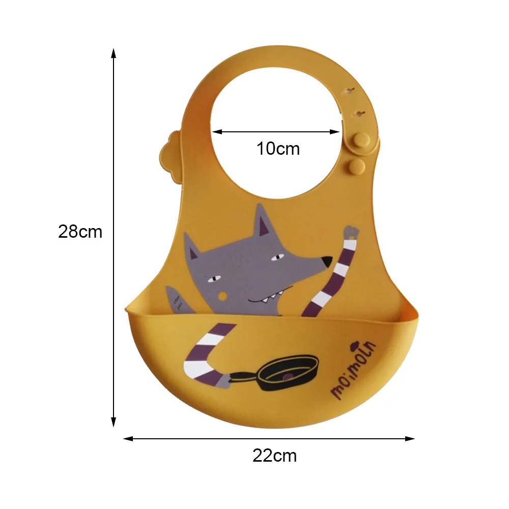 MrY детский силиконовый слюнявчик для еды, водонепроницаемый, миска для риса, детское мягкое одноразовое полотенце для новорожденных