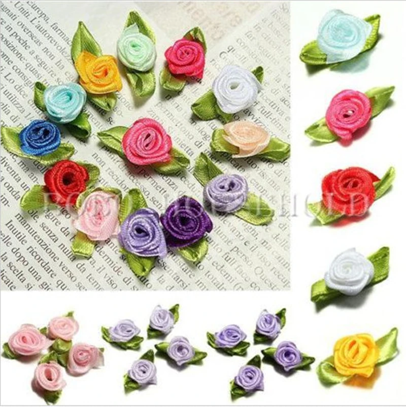 Fabric Flowers Diy Ribbon Wreath