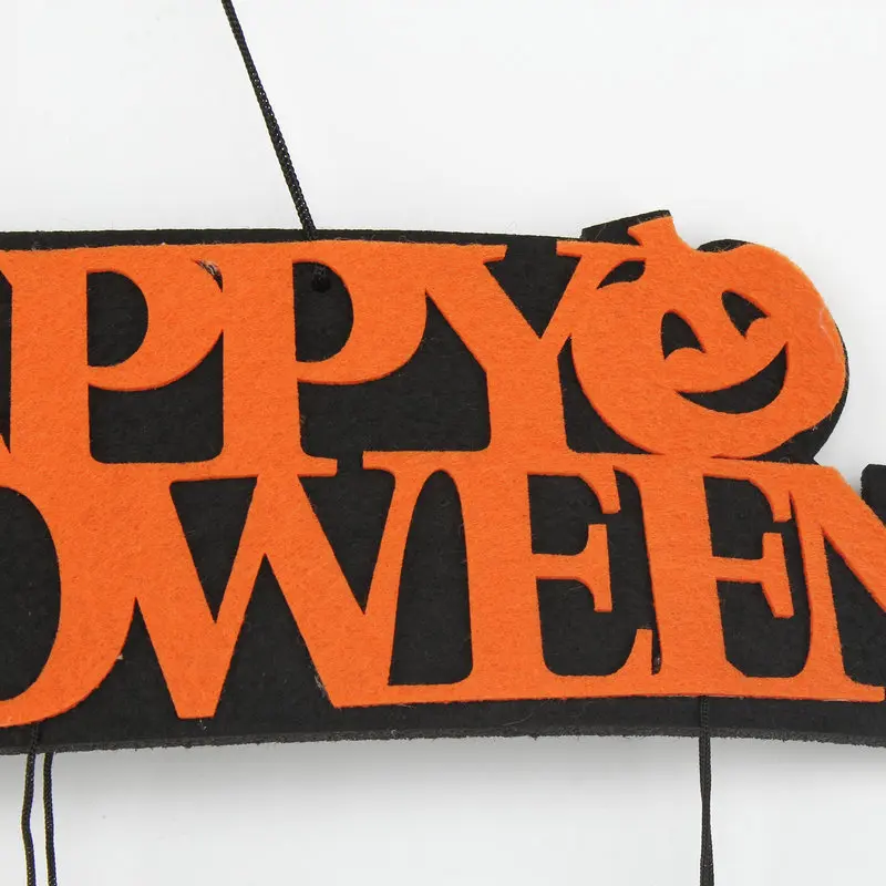 Halloween Decoration Happy Halloween Hanging Pumpkin Hangtag for Window Door Home Decoration