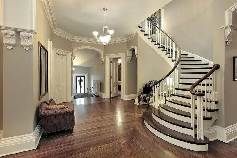 mahogany wooden staircases