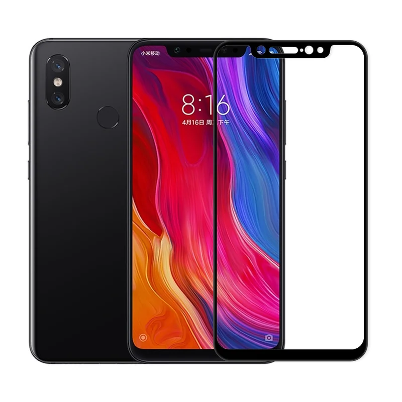 Закаленное стекло для pocophone f1 5D xiaomi mi max 3 Xiaomi Mi 8 Mix2 6X A2 A1 6 5X защита Redmi Note 4x|Защитные