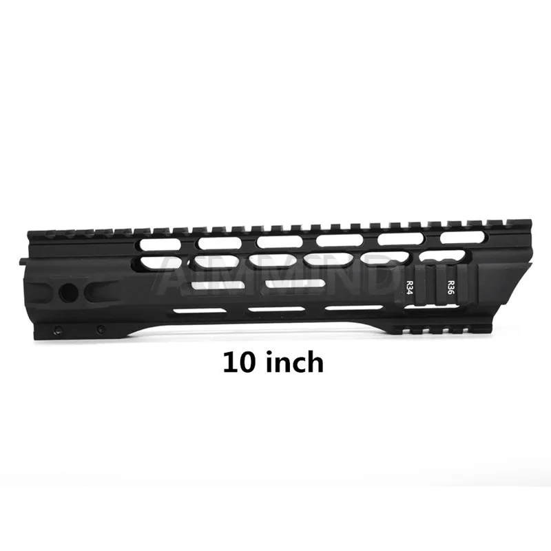 7 10 12 15 дюймов M-LOK handguard поплавок супер тонкий ar 15 Handguard Quad Rail MLOK Handguard Пикатинни для M4 M16