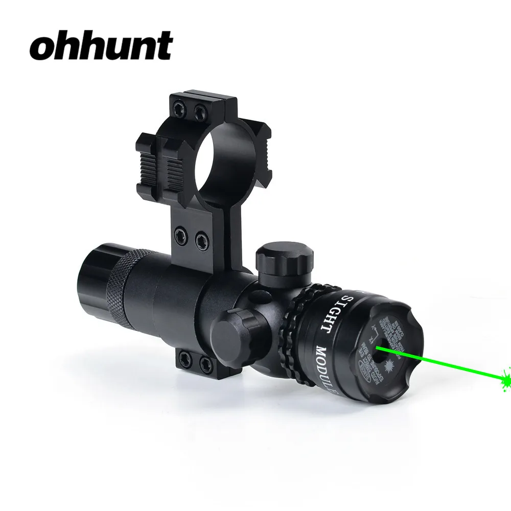 Ohhunt тактический охотничий зеленый лазерный прицел с кнопкой включения/выключения и дистанционным переключателем давления для 11 мм 20 мм рейки
