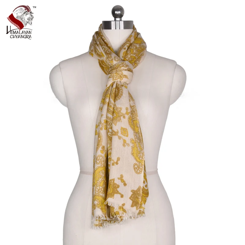 

Nepalese pure 100% Cashmer Scarf Wrap Shawl Fashionable Felt Printed Thin & Think Red + rose red + white Printed