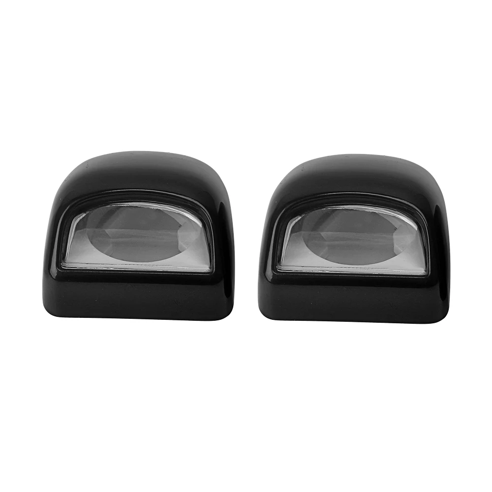 

2x Black License Plate Light Lens for 99-13 GMC Chevrolet Sierra Silverado Truck
