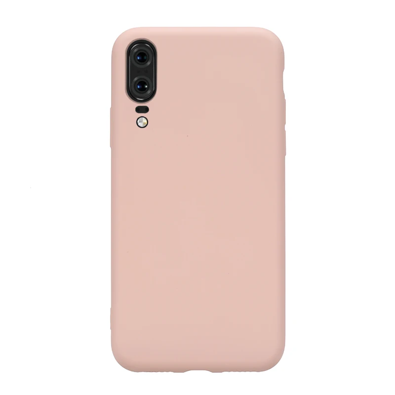 Чехол для телефона huawei P30 Lite, мягкая Жидкая силиконовая тонкая задняя крышка Hawei P20 lite mate 20 Pro P20, светильник P 30 Pro, силиконовый чехол - Цвет: Pink