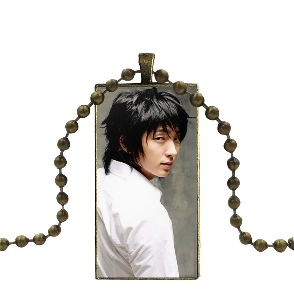 Женское колье с подвеской Lee Joon Gi прямоугольные ожерелья ювелирные