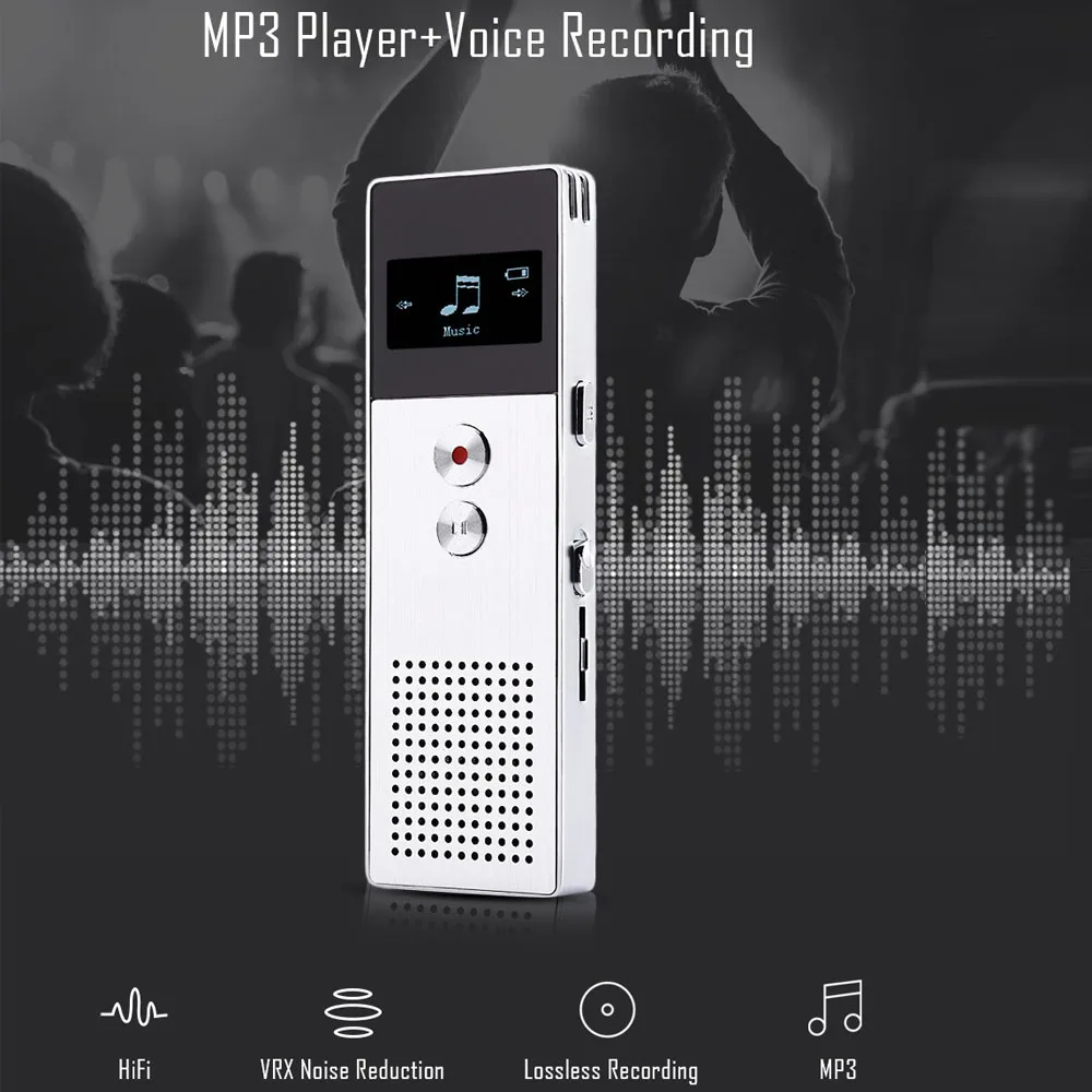 Mp3 8 Гб металл C6 мини MP3-плеер USB диктофон высокого качества Спорт MP3 музыкальный плеер Поддержка Lossless музыка запись голоса
