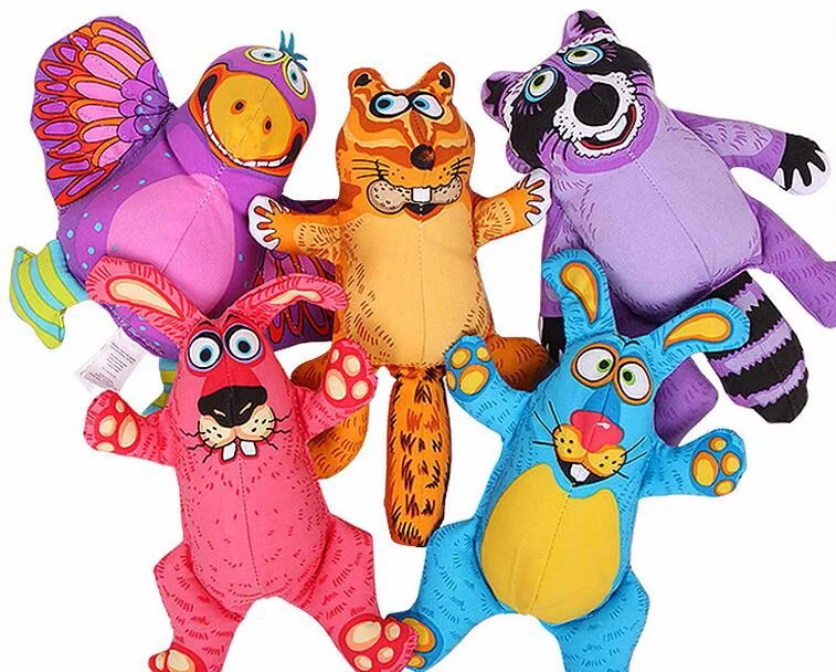 Pet Product Dog Supplies Fatcat Doggy Toy Fat Cat Squeaky Canvas