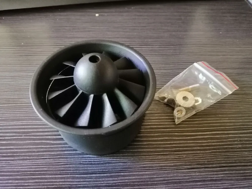 12 blade 70mm ducted fan for RC model without motorin Parts