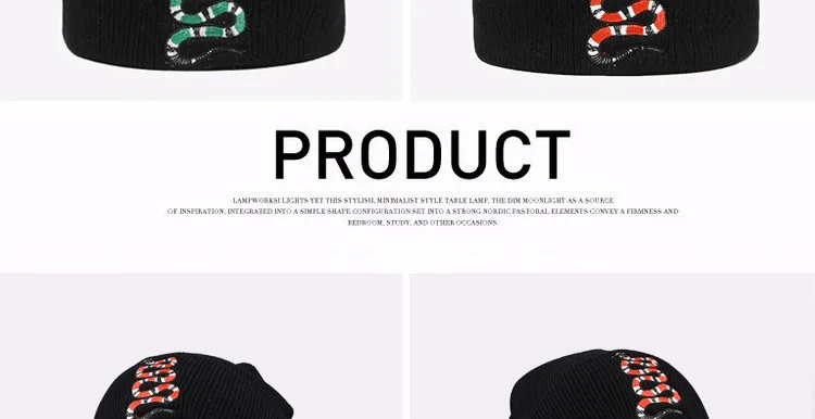 "HotSnake" - Warm snake winter hat 10