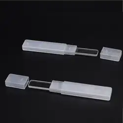 Удобный инструмент для ногтей, пилочка для ногтей мини, из прозрачного стекла Nano пилочка для ногтей прямоугольник полировальный