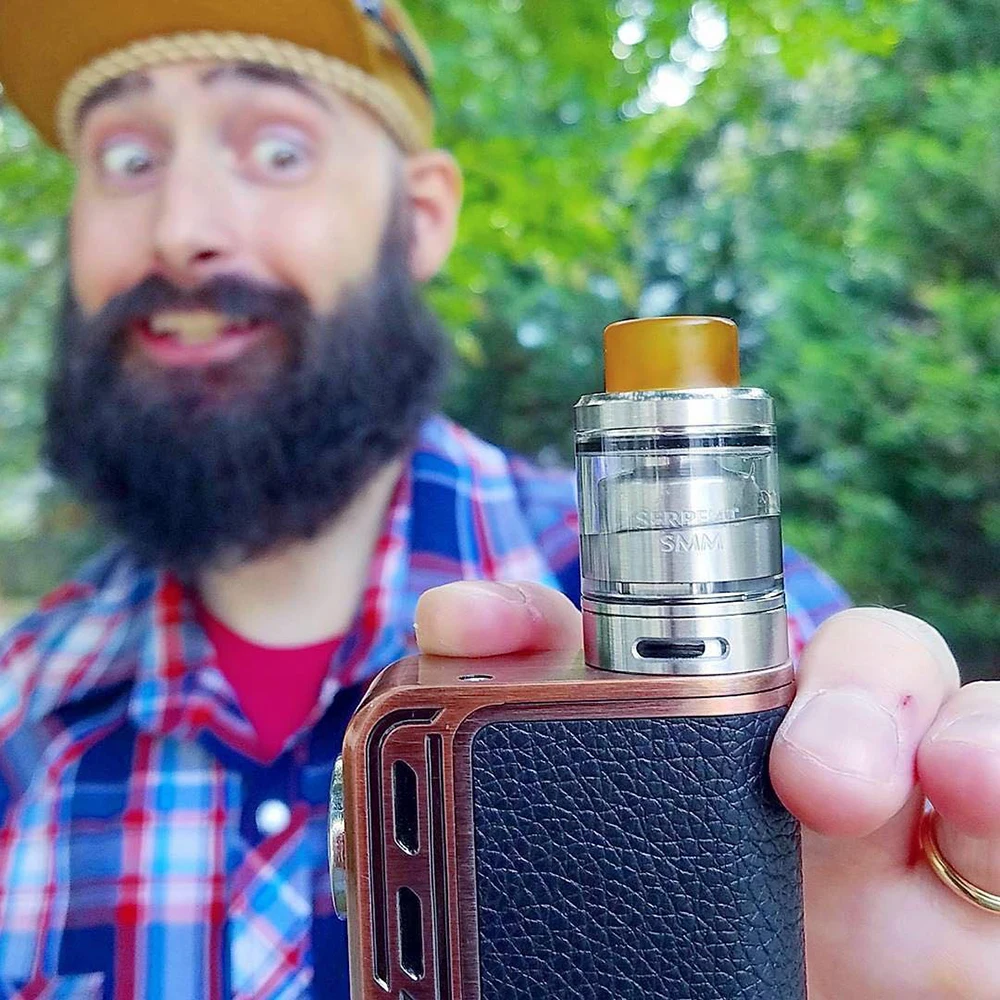 

Original Wotofo SERPENT SMM RTA Tank 24mm vaporizer 510 thread Electronic cigarette atomizer for rx23 vs mini rta vape