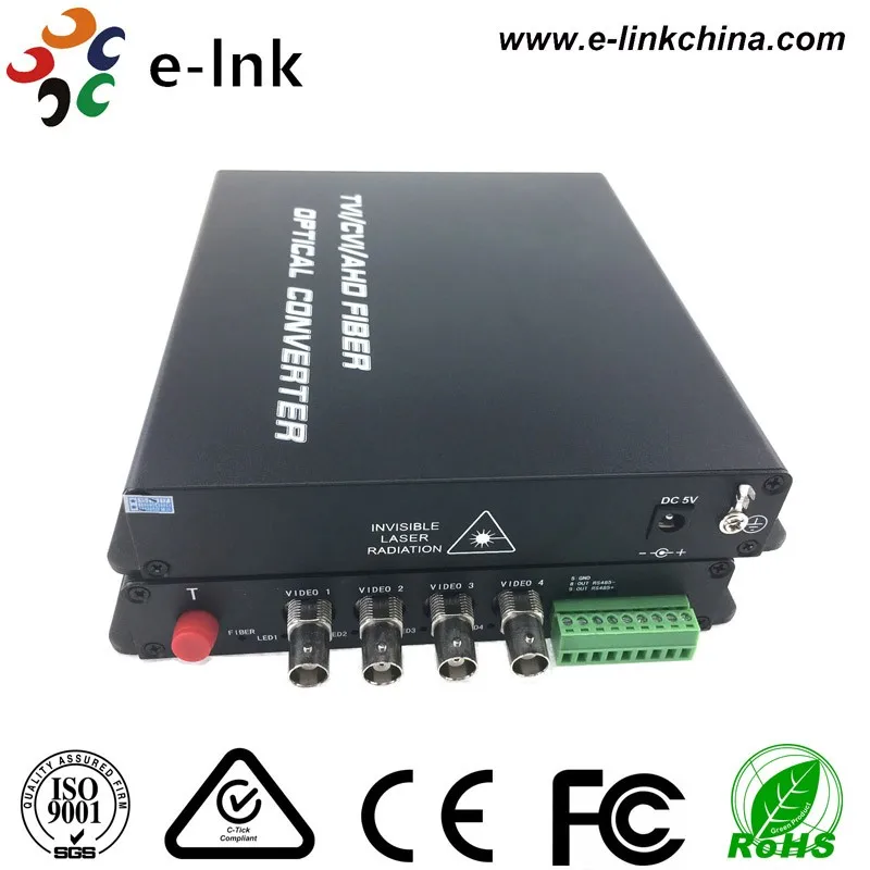 4ch HD CVI TVI AHD fiber transceiver 2