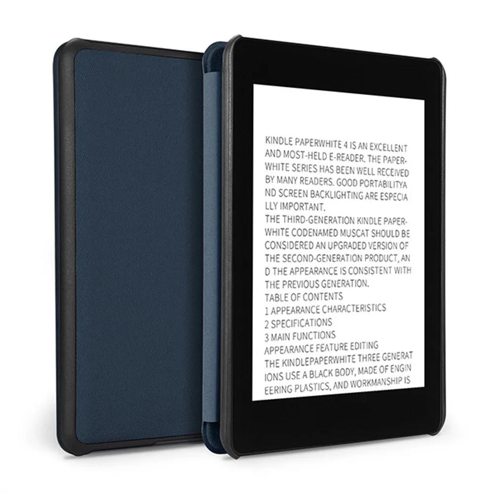 

2019 Luxury Ultra Slim DUX DUCIS Smart Leather Magnetic Case Cover for Amazon Kindle Paperwhite 4 2019 Защитный чехо