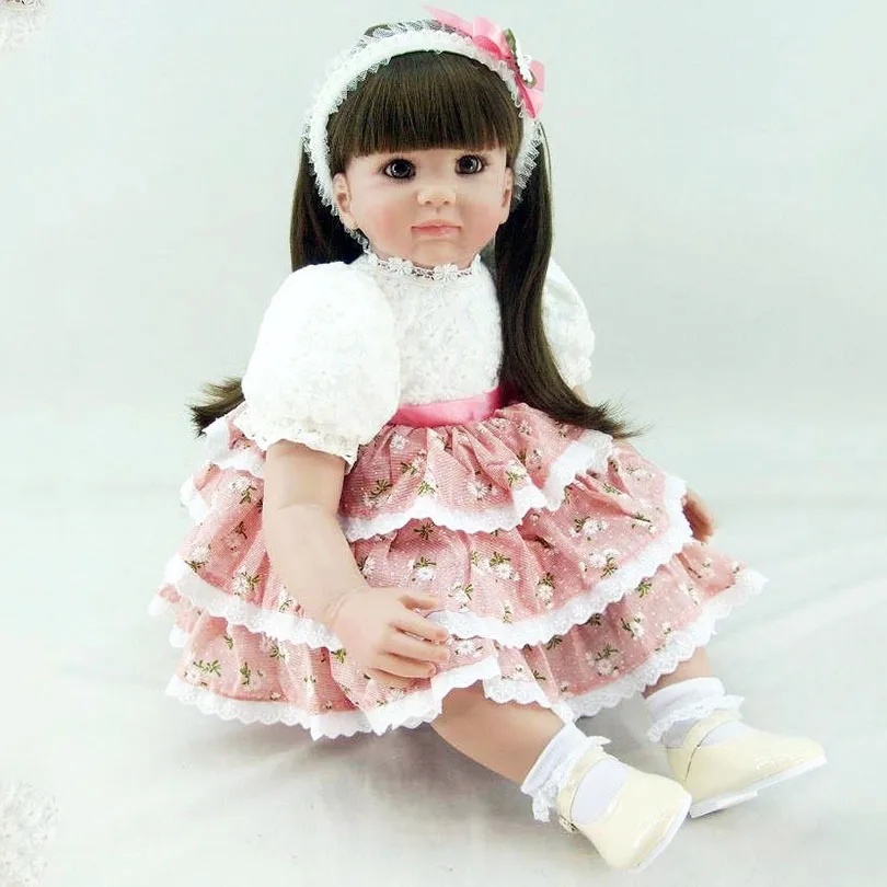 Кукла реборн силиконовая 60 см с большими глазами|reborn dolls|reborn doll siliconetouch dolls |