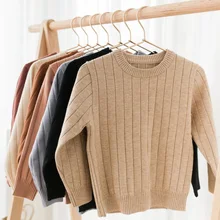Funfeliz Children Sweaters Girls Sweater Solid Color Sweater for Boys Autumn Winter Knitwear Pullover Casual Kids Cardigan 1-11Y цена Funfeliz Children Sweaters Girls Sweater Solid Color Sweater for Boys Autumn Winter Knitwear Pullover Casual Kids Cardigan 1-11Y цены онлайн