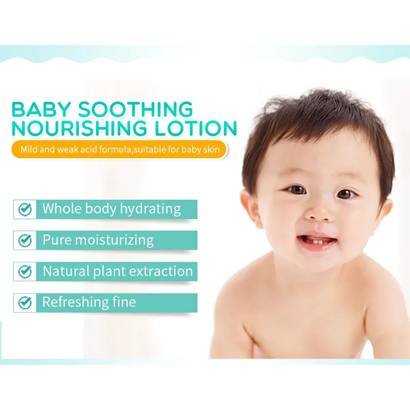 LAIKOU Baby Soothing Nourishing Whole Body Lotion Deep Moisturizing Fresh Non-greasy Easy To Absorb Without additives