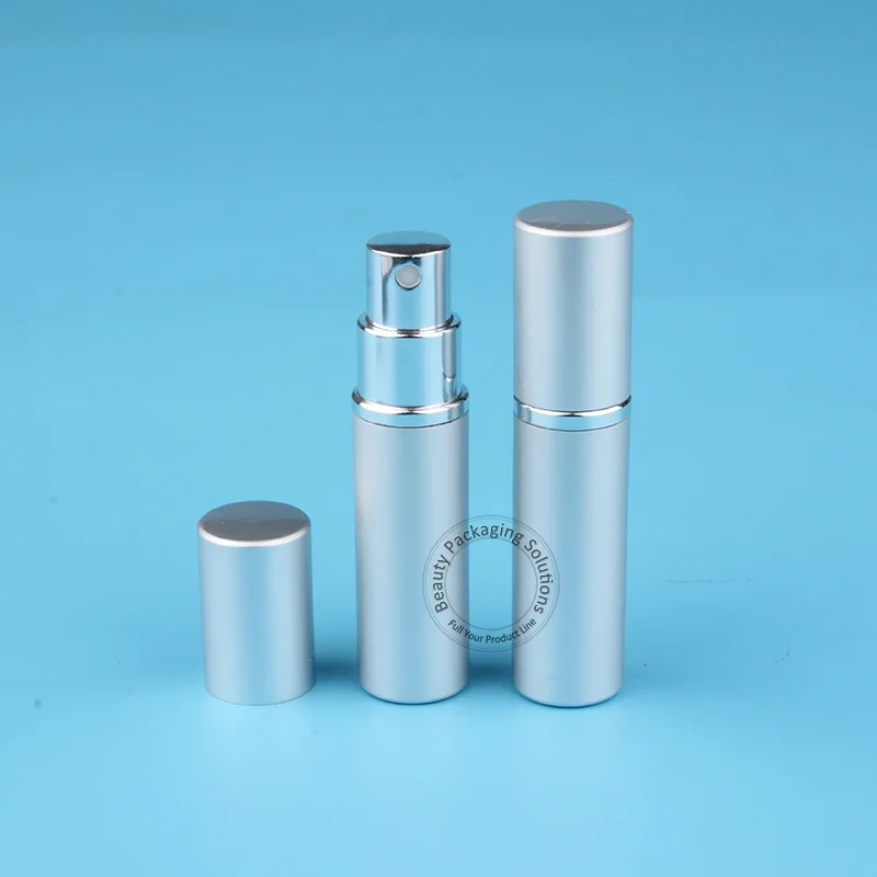 10pcs/lot 5ml Empty Glass Aluminium Perfume Atomizer Container Small ...