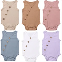 Macacão infantil para verão, roupas para recém-nascidos, meninos e meninas, macacão de algodão macio, roupa de body para crianças de 0 a 24 meses, 2019