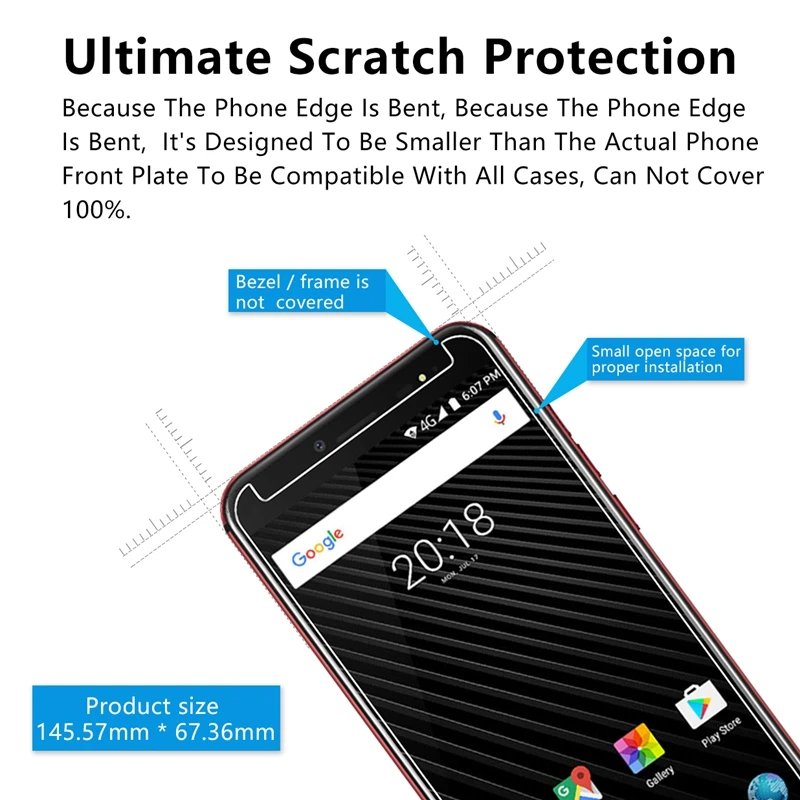 10 шт./лот 2.5D 0 26 мм Премиум Закаленное стекло для Ulefone T1 5 дюймов Защитная пленка