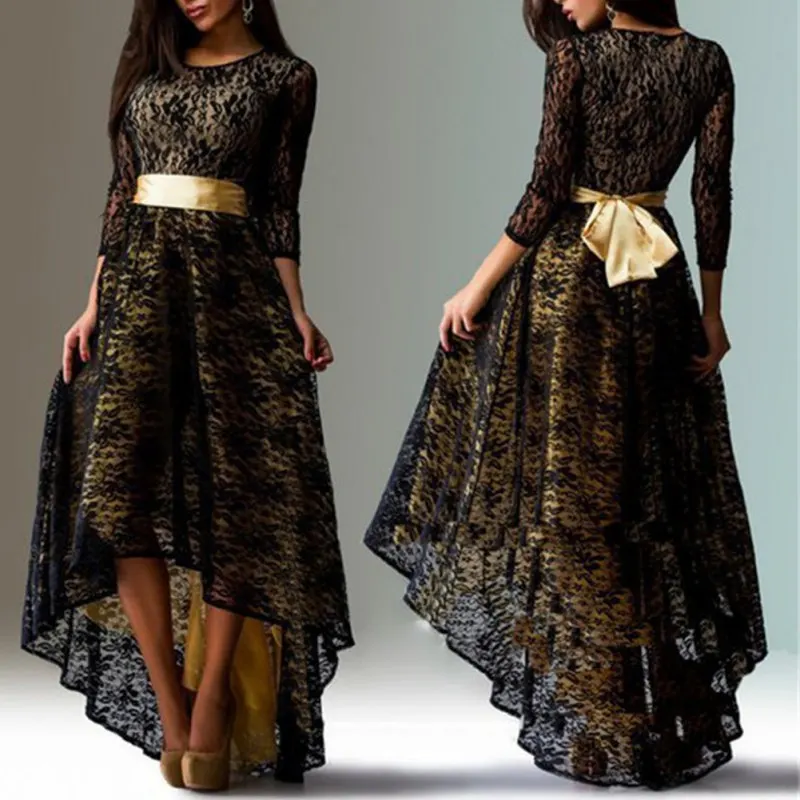 ladies long dresses with sleeves