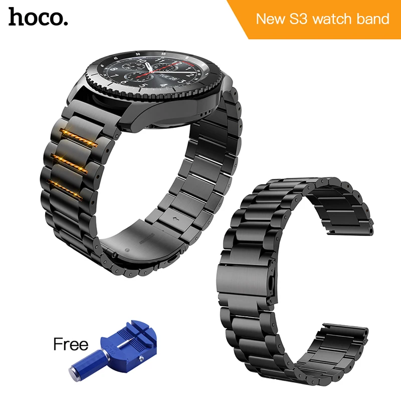 Ремешок hoco из нержавеющей стали для Samsung Gear S3 Classic Frontier быстросъемный браслет с