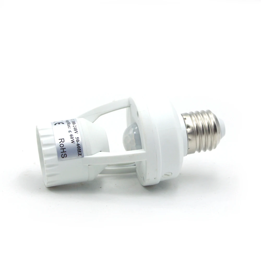 

Smart PIR Infrared Motion Sensor Switch LED Lamp Holder DIY LED Ball Bulb Light E27 220V 110V For Corridor Stairs Indoor Light