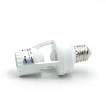 

Smart PIR Infrared Motion Sensor Switch LED Lamp Holder DIY LED Ball Bulb Light E27 220V 110V For Corridor Stairs Indoor Light