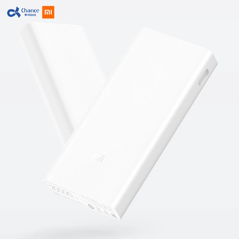 

Xiaomi Power Bank 20000mAh 2C Portable Charger Ultra-thin portable fast charging large capacity Support Dual USB QC 3.0
