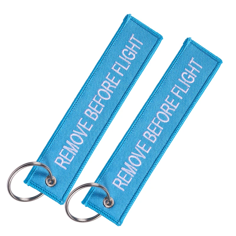 Брелки для ключей с вышивкой Remove Before Flight|Брелоки| |