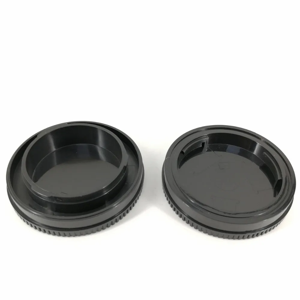 Rear Lens Cap Cover + Camera Front Body Cap for Sony FE E Mount ZV-E1 A6100 A6300 A6400 A6500 A1 A7C A7 A7R III IV V A9 ZV-E10 Camera Lens Cap Camera Protection Cap Camera Lens Cover Camera Cover
