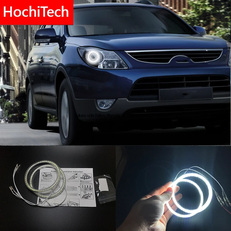 HochiTech для Hyundai veracruz ix55 07 12 ультра яркий SMD белый светодиод ангельские глазки 2600LM halo