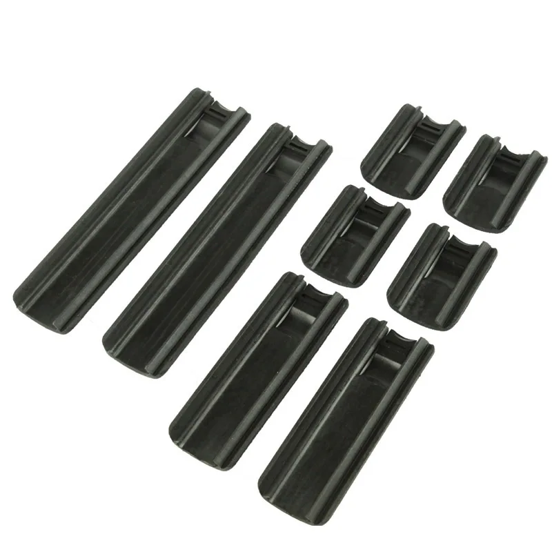 8 قطعة/المجموعة الادسنس handguard الغلاف النسخة td ندبة لوحة فاخرة لل ris picatinny السكك الحديدية ويفر bk الصيد اكسسوارات