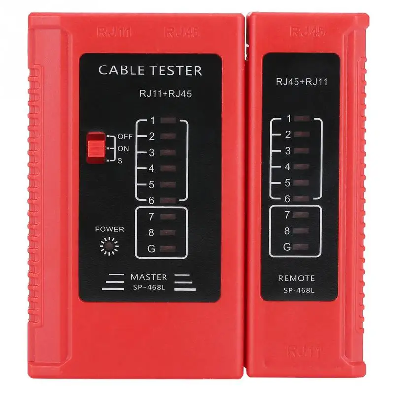WZ 468 тестер сетевых кабелей Ethernet кабель сетевой с автоматическим модель