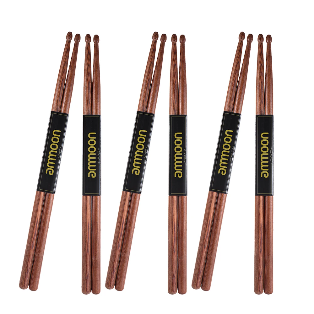 Buy ammoon Standard 5A Wooden Drumsticks Drum Sticks