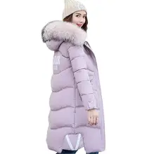 2017 New Winter Women Coat Jacket Long Warm High Quality Woman Down Parka Winter Coat Fashion Style YI LA Collection a510