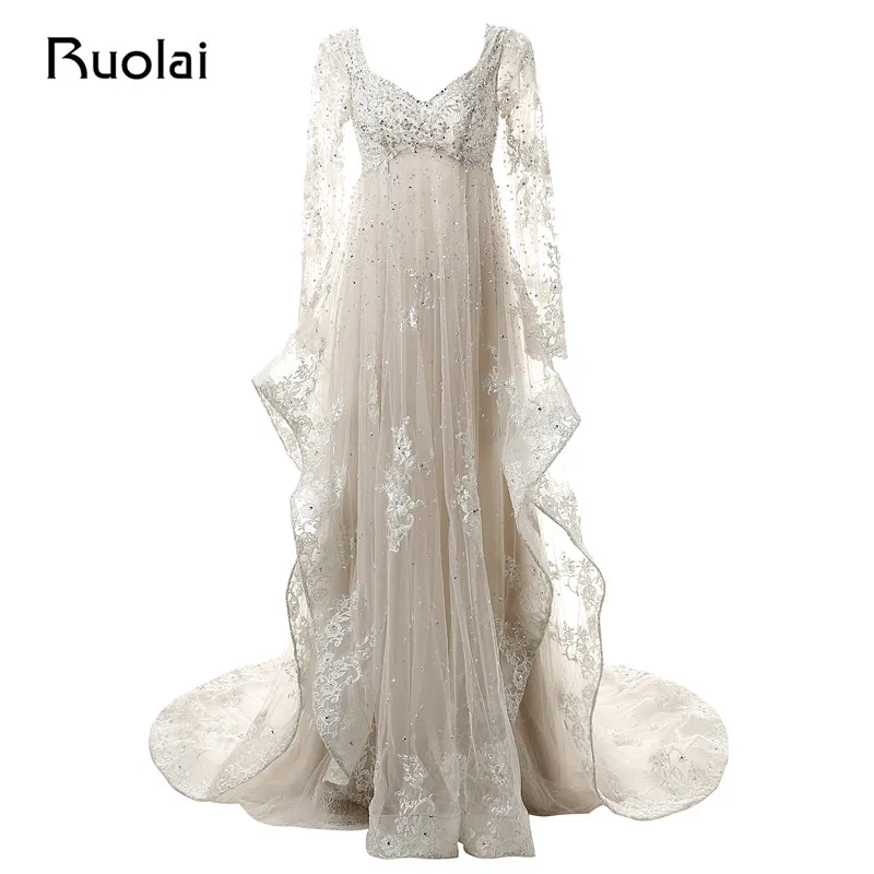 

Caftan Dubai Real Photo Sweetheart A-Line Beading Tulle Evening Dresses Long Sleeves Formal Prom Dress Vestido de fiesta ASAFE8