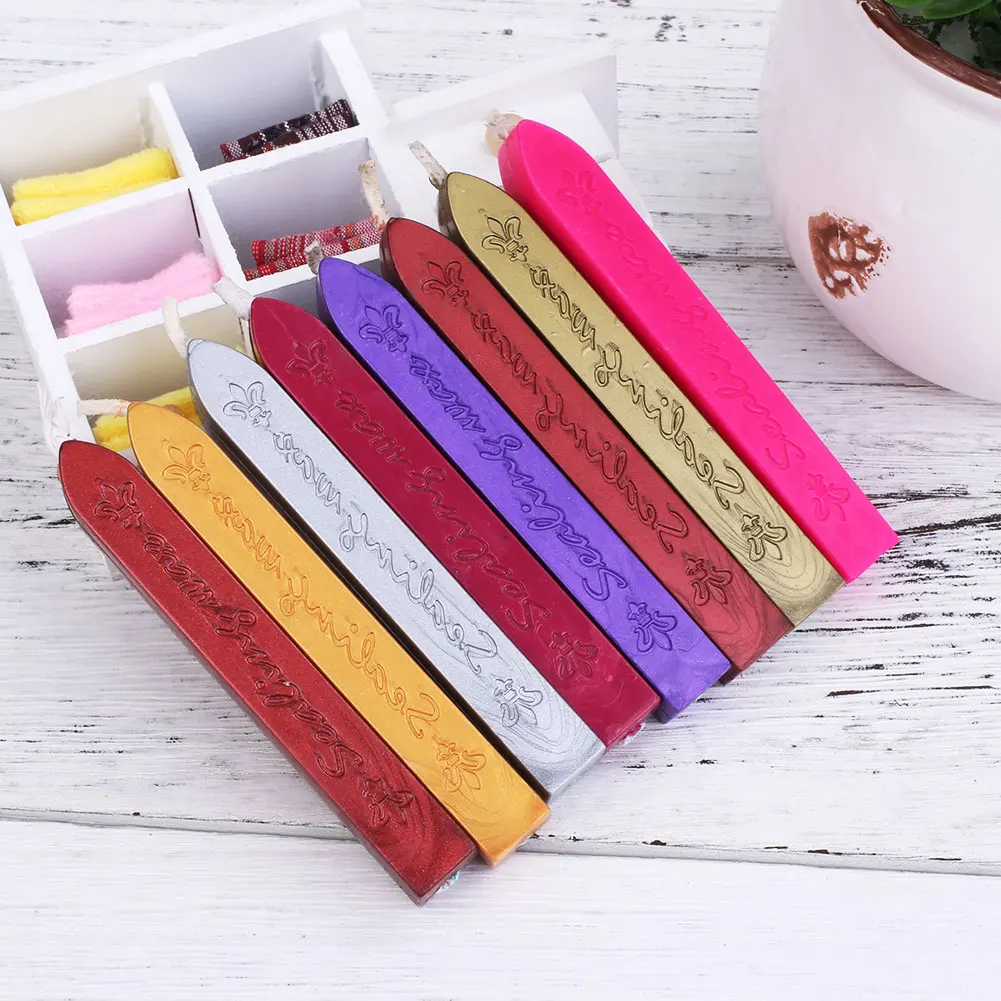 1PCS Cord Wick Vintage Sealing Candle Stamp Stick Initial Letter