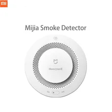 Горячая сейчас Xiaomi Mijia Honeywell пожарная сигнализация детектор звуковой и визуальной сигнализации работает с шлюзом детектор дыма умный дом удаленный