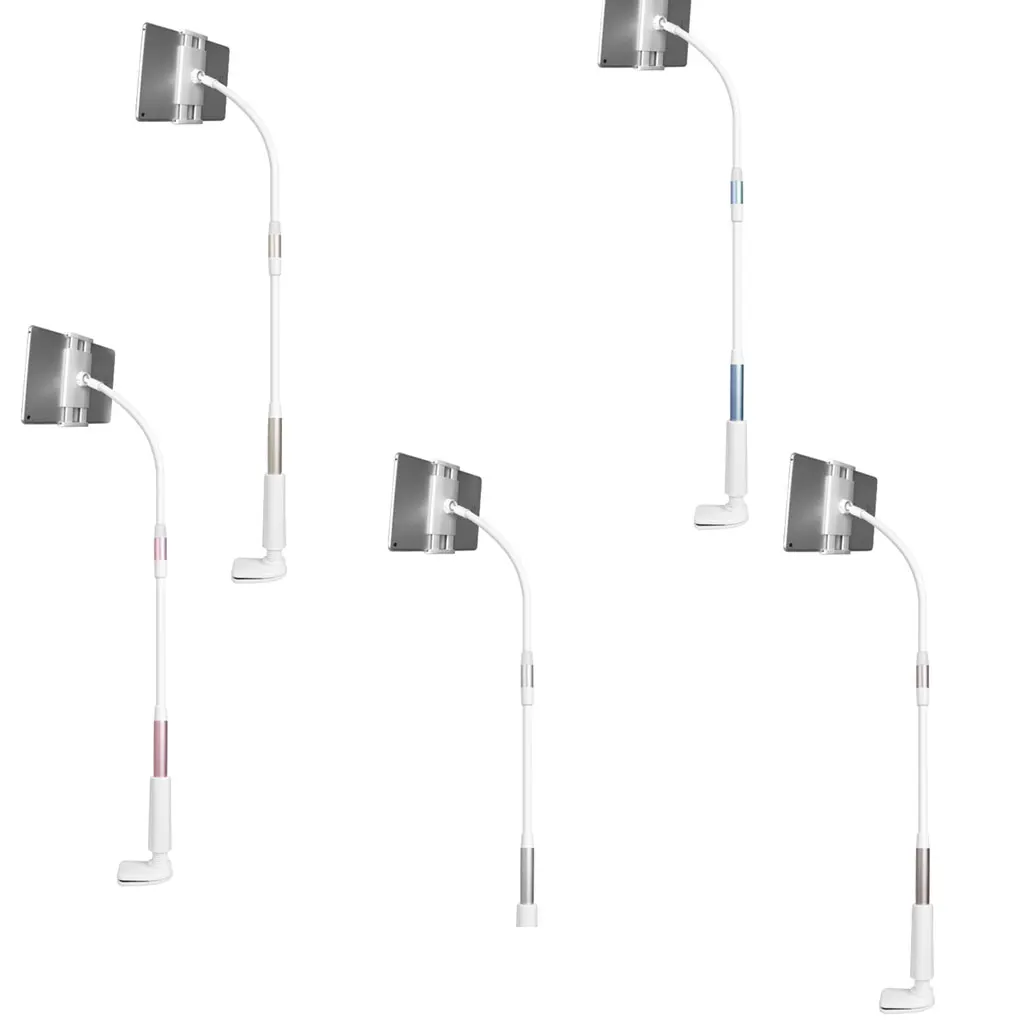 

3 Sections Retractable Mobile Phone Bracket Adjustable Desktop Bed Detachable Tablet Stand