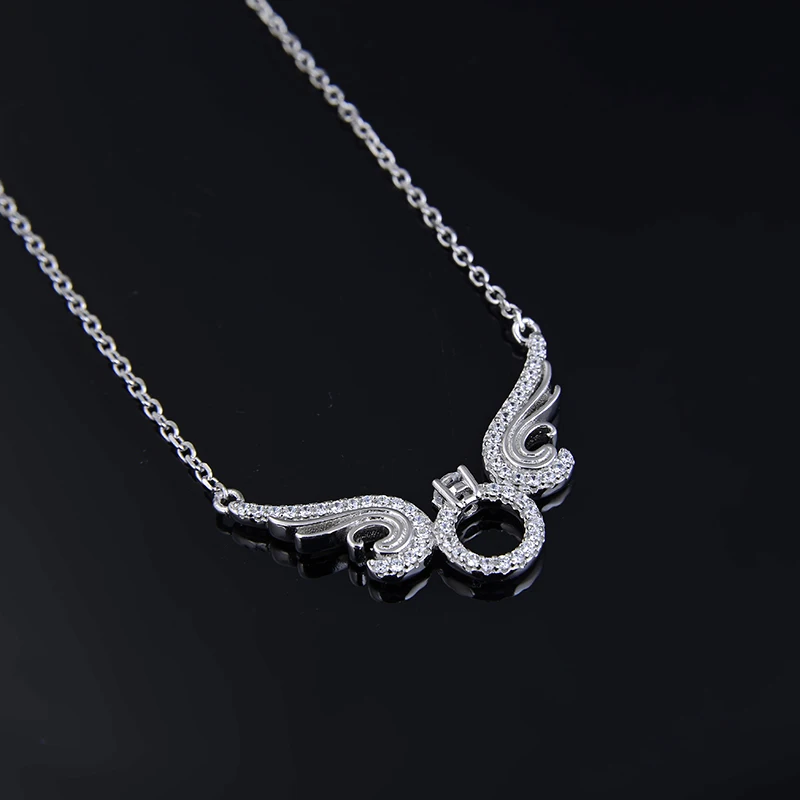 Дизайнерская мода 925 стерлингового серебра ювелирные изделия 3A кубического циркония партии ожерелье