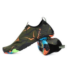 Летний Для мужчин водонепроницаемая обувь Для женщин пляжная обувь дышащая босиком восходящий кроссовки Быстросохнущие кроссовки открытая плавательная Дайвинг рыболовные сандалии